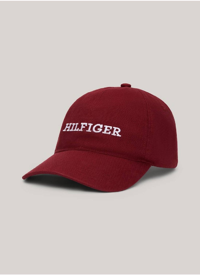 Men's Hilfiger Monotype Embroidery Six-Panel Baseball Cap -  Pure cotton, Red - pzsku/ZFCF7D2F22D417CCA56C6Z/45/_/1723743732/bef2364e-1e4b-4fab-88d9-7ed397c2e1f5