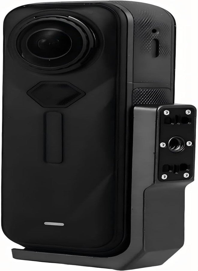 SHOPEE Vertical-Horizontal Mount for Insta360 X3/X4/X5 Horizontal Action Mount Shooting Bracket Protective Frame Support Holder with 1/4" Screw Hole, Two-Prong Connector Adapter - Image 3