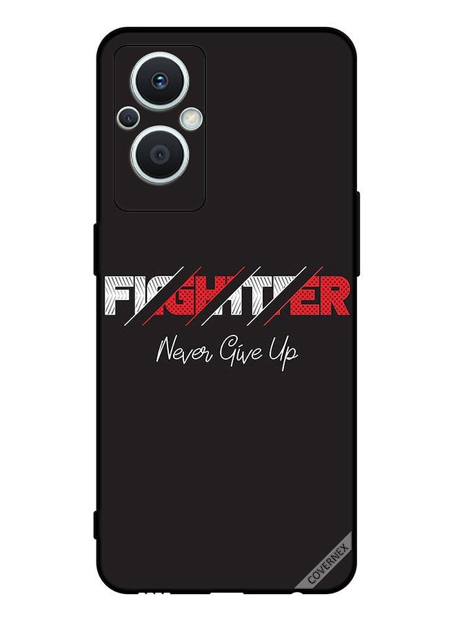 Covernex Protective Case Cover For Oppo Reno 7 Lite Fighter Never Give Up - Image 1