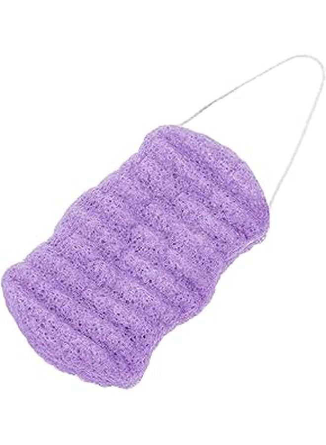 Purple Konjac Exfoliating Bath Sponge Body Scrubber for Deep Cleaning and Skin Care - Image 1