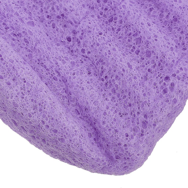 Purple Konjac Exfoliating Bath Sponge Body Scrubber for Deep Cleaning and Skin Care - Image 4