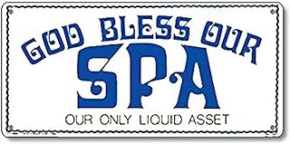 Poolmaster Sign for Residential Swimming Pools and Spas, God Bless Our Spa - Image 1
