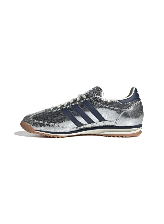 اديداس اوريجينالز adidas SL72 OG W Silver Originals Kids Shoes