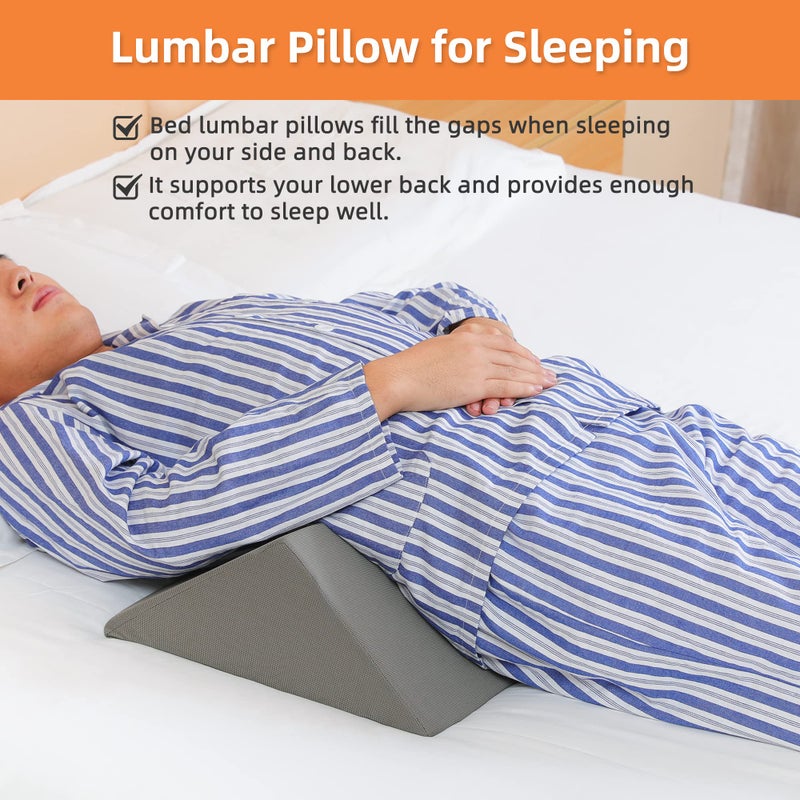 Fanwer Bed Wedges & Body Positioners (3 in 1), 40 Degree Wedges for Bed Positioning,Positioning Pillows for Elderly, Wedge Pillow for Bed Sores, Side Sleeping, After Surgery, Knees Elevated,Back Pain - Image 5