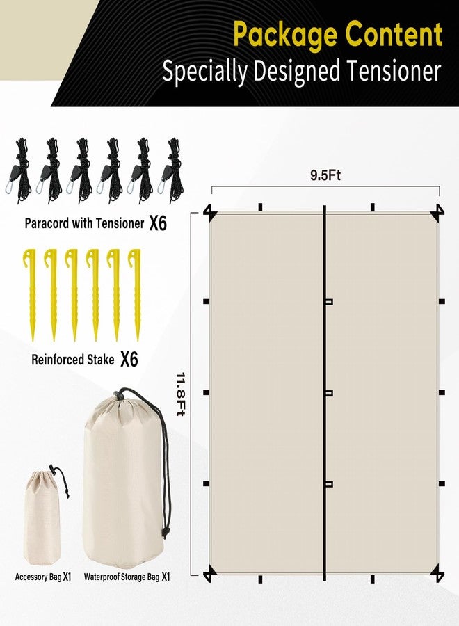 LYN Sky Protection: LYN Lightweight Emergency Camping Tarp/Hammock Rain Fly-Waterproof,Ripstop Fabric,Anti-UV Shelter for Hiking Camping and Outdoor Adventure - Image 2