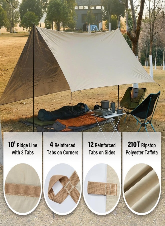 LYN Sky Protection: LYN Lightweight Emergency Camping Tarp/Hammock Rain Fly-Waterproof,Ripstop Fabric,Anti-UV Shelter for Hiking Camping and Outdoor Adventure - Image 3