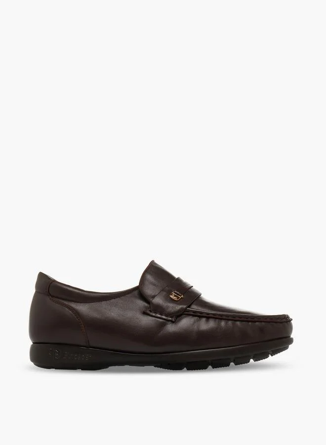 Pinosos Burgundy Men Slip-On Genuine Leather Loafers for Men | Best Price UAE
