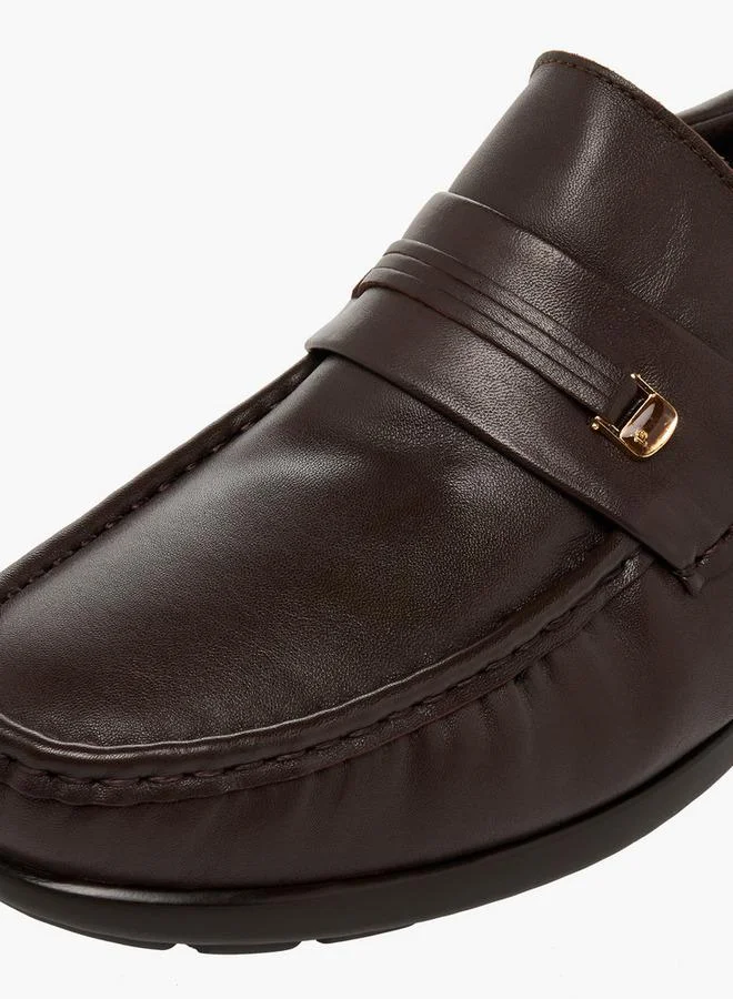 Pinosos Burgundy Men Slip-On Genuine Leather Loafers for Men | Best Price UAE