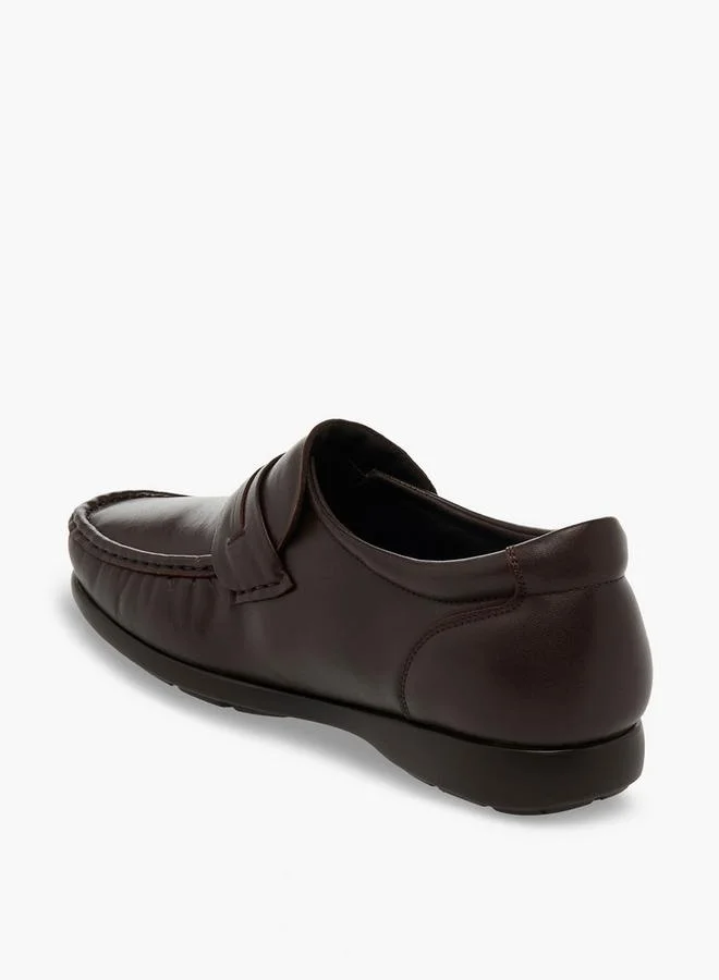 Pinosos Burgundy Men Slip-On Genuine Leather Loafers for Men | Best Price UAE