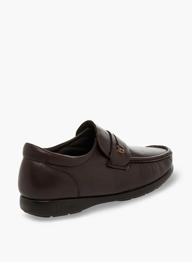 Pinosos Burgundy Men Slip-On Genuine Leather Loafers for Men | Best Price UAE