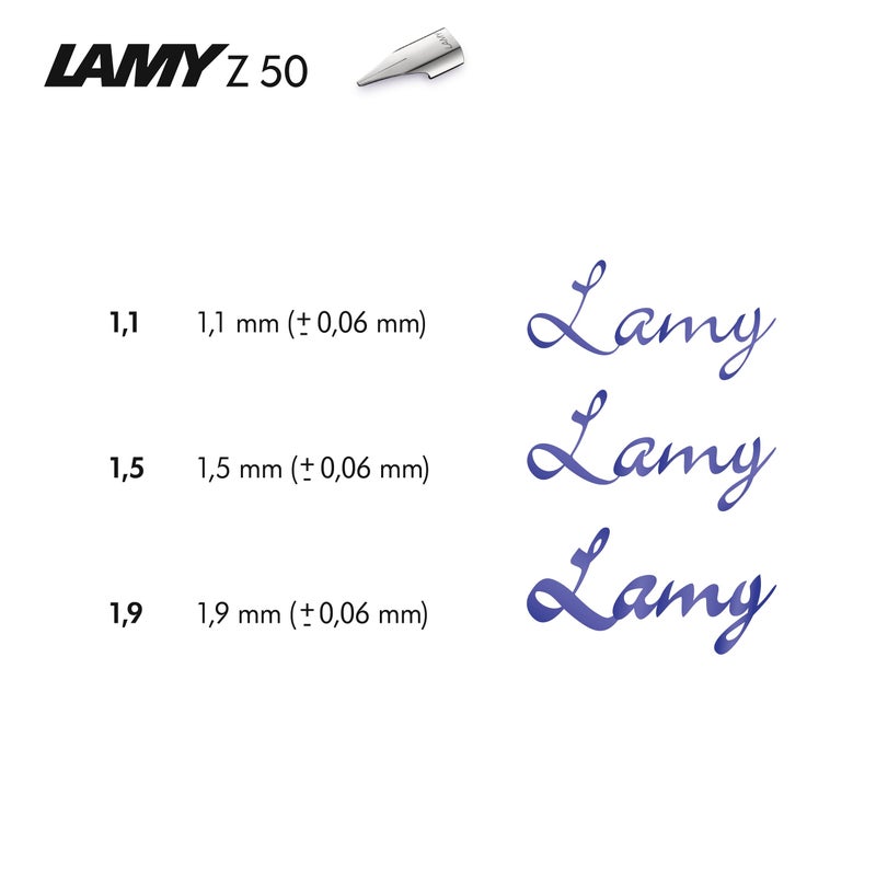 Lamy Z 50 Nib Set for joy 1.1 Pen - Image 2