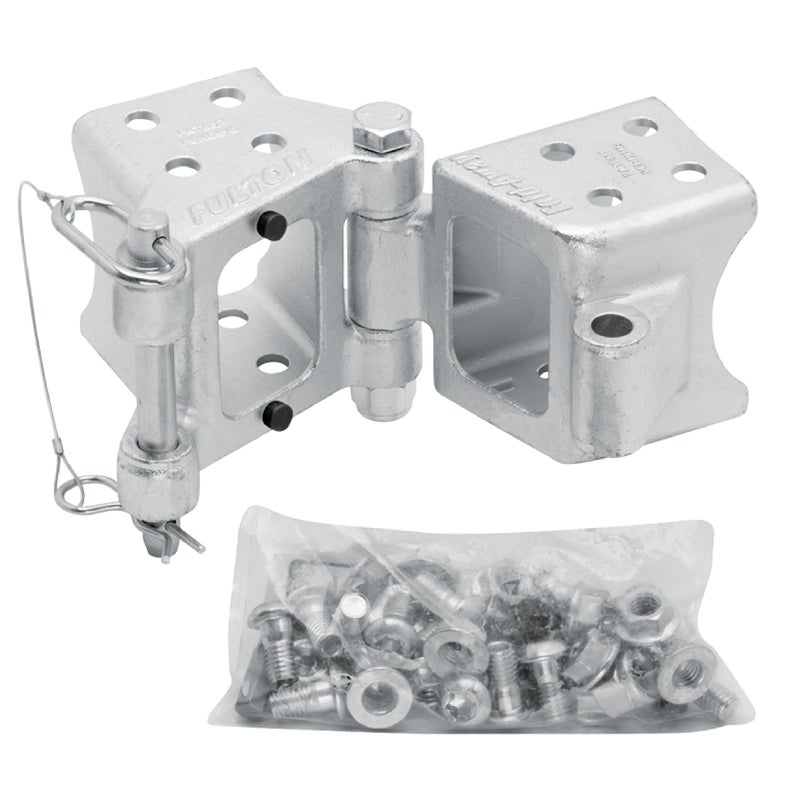 Fulton HDPB340101 Bolt On Folding Trailer Tongue Swing Away Hinge Kit for 3 Inch x 4 Inch Trailer Beams, 7,500 lbs. Capacity, Helps Reduce Trailer Length for Storage - Image 5