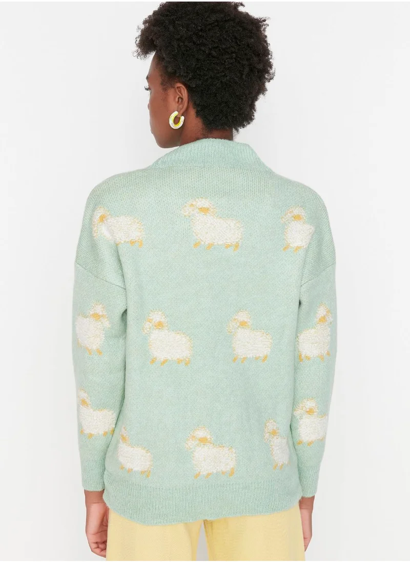 trendyol Knitted Button Down Cardigan