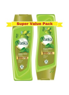 Pack Of 2 Nourish- Protect Shampoo And Conditioner Enriched With Olive And Henna 400ml