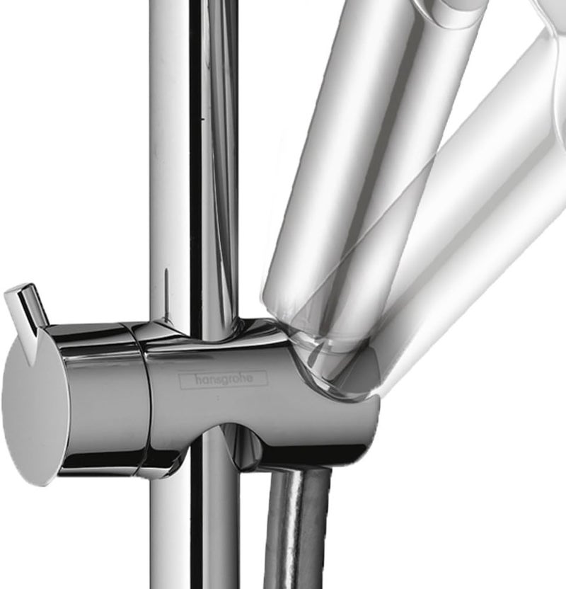 AXOR Wallbar 32 Luxury 5inch Classic Spray Easy Height Adjust Wallbar in Polished Nickel 27982831 - Image 2
