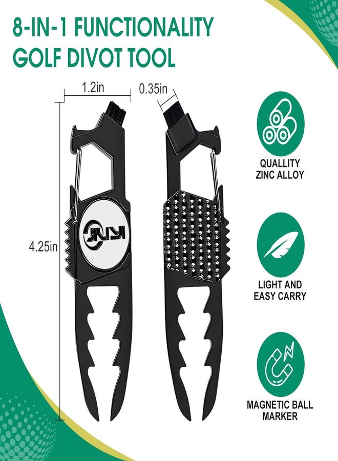JIUYIBC Golf Divot Tool with Magnetic Ball Marker, and Tee Height Adjuster, 6 Golf Tees, Funny Golf Accessories, Golf Gifts for Men, Gift Wrapping. - Image 5
