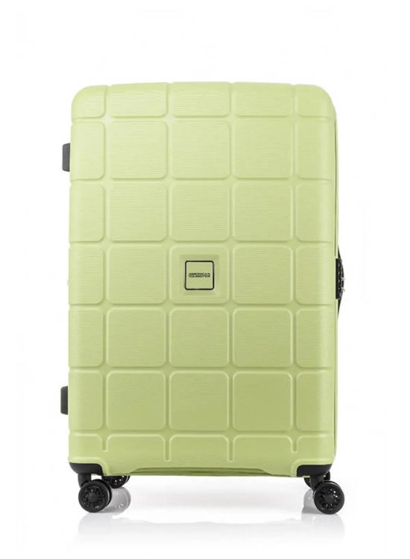 AMERICAN TOURISTER Hundo Suitcase, Check-In Size 81 cm / 30 inch, 4 Spinner Wheels, Hard Top, Polypropylene, Frozen Matcha|Spacious Interior|DuoSaf™ Security Zipper|TSA Combination Lock|Expandable - 3 Years International Warranty - Image 5