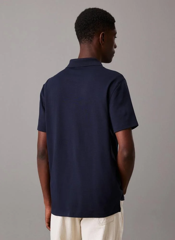 CALVIN KLEIN Cotton Short Sleeve Polo