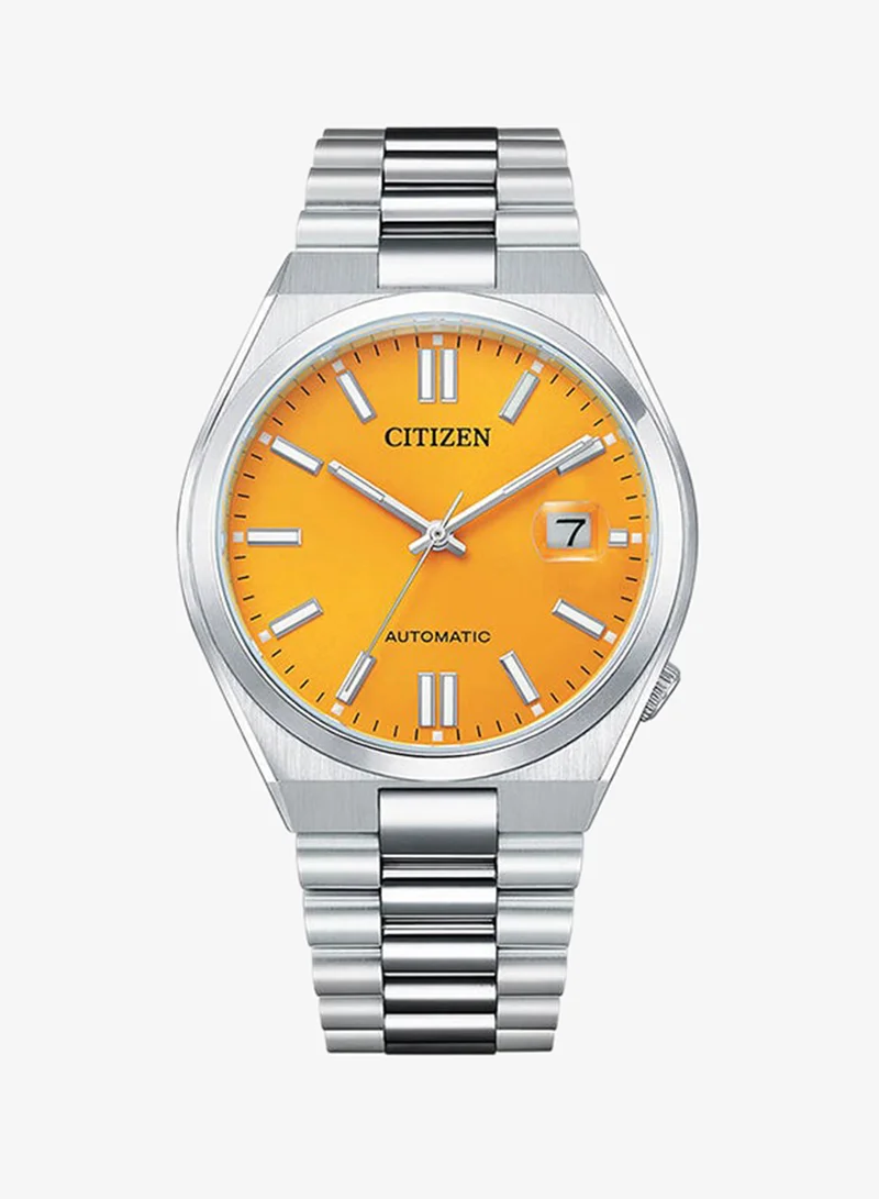 Citizen Men's Analog Round Shape Stainless Steel Wrist Watch NJ0150-81Z 40 Mm