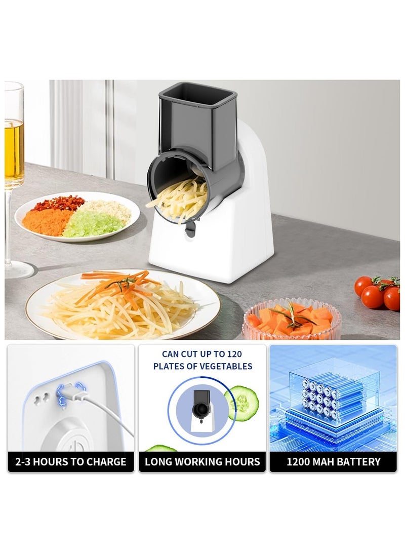 Generic - Fully Automatic Electric Slicer Electric Vegetable Cheese Grater Slicer One-Touch Automatic er Slicer Cutter Slicer Tool - Image 1