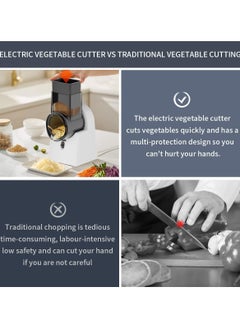 Generic Fully Automatic Electric Slicer Electric Vegetable Cheese Grater Slicer One-Touch Automatic er Slicer Cutter Slicer Tool  - Image 4