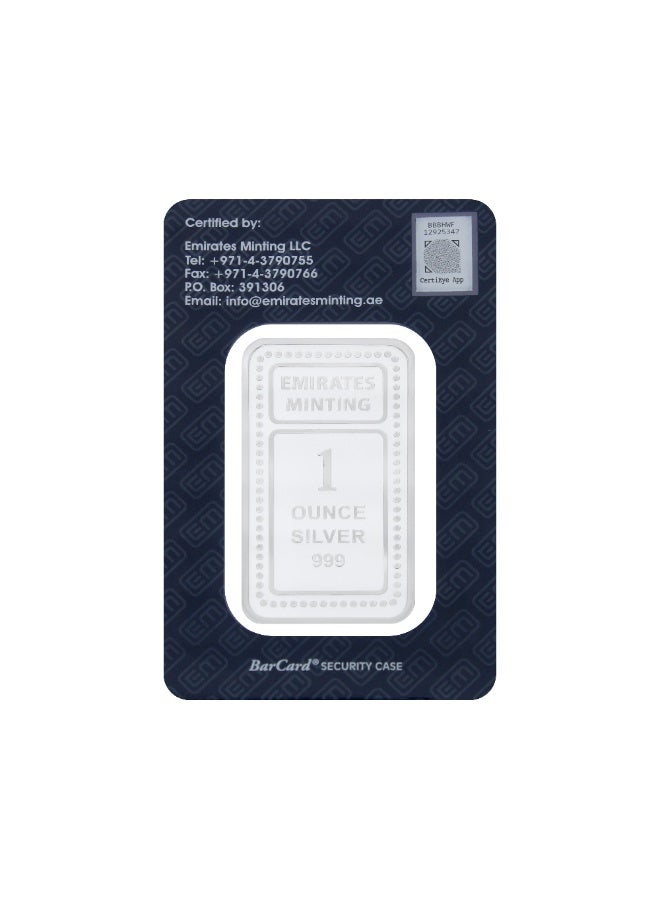 الإمارات مينتنج أونصة واحدة من الفضة الخالصة، عيار 999.0 - Image 2