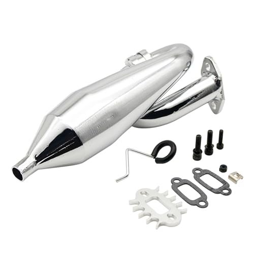 FLMLF Alloy Exhaust Tuned Pipe of 23CC-36CC Engine Fit for 1/5 HPI ROFUN BAHA King Motor ROVAN Baja SS 5B 5T 5SC Truck Parts - Image 5