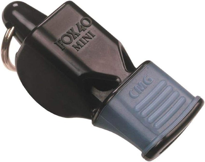 Fox 40 Classic Cushioned Mouth Grip Official Whistle Black