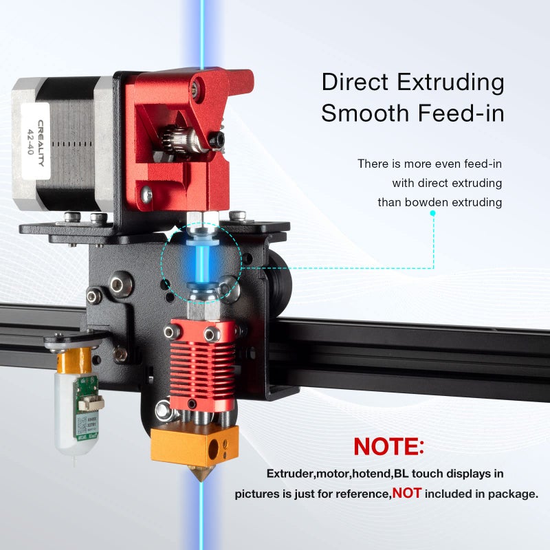 UniTak3D Ender 3 Direct Drive Upgrade Conversion Bracket for Ender 3 V2,Ender 3 Pro and Voxelab Aquila 3D Printer for B-MG&Dual Gear&Bowden Extruder(NOT for Neo Series,Extruder&Hotend NOT Include) - Image 4