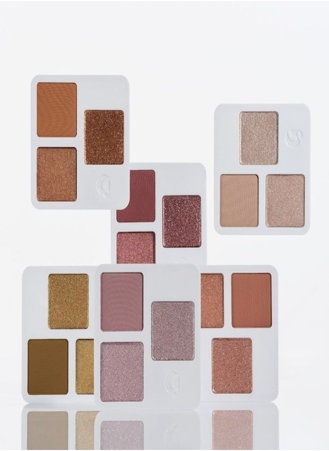 Glossier - Glossier  Essential Monochrome Eyeshadow Palette, Heather - Three-Piece Set - Image 1