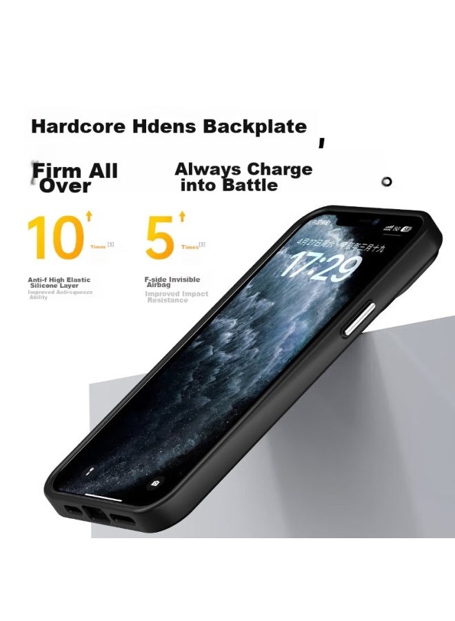 Keklle Magnetic Adsorption Iphone 11 Pro Case, Apple 11 Pro Protective Cover With Wireless Charging, Matte Anti-drop Lens Full Coverage Soft Edge Protection Case, Sapphire Blue - Image 4