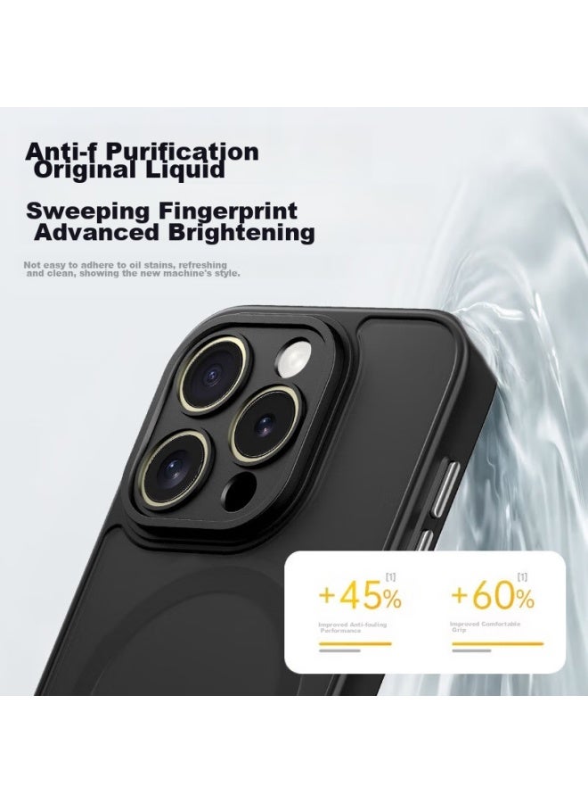 Keklle Magnetic Adsorption Iphone 11 Pro Case, Apple 11 Pro Protective Cover With Wireless Charging, Matte Anti-drop Lens Full Coverage Soft Edge Protection Case, Sapphire Blue - Image 2