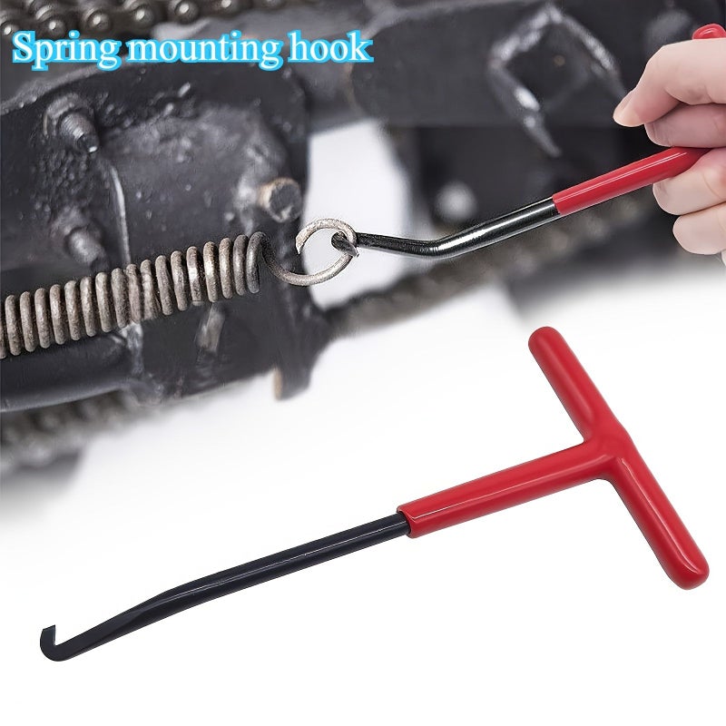 T Shaped Spring Hook Brake Wrench Clutch Exhaust Pull Removal Tool - Image 2