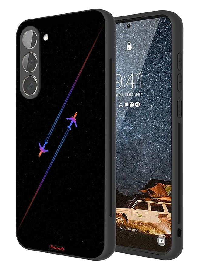 Tolwak Samsung Galaxy S23 5G Protective Case Cover Airplanes Art - Image 1