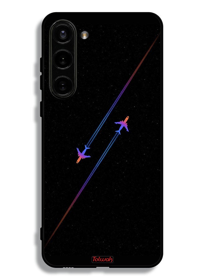 Tolwak Samsung Galaxy S23 5G Protective Case Cover Airplanes Art - Image 3