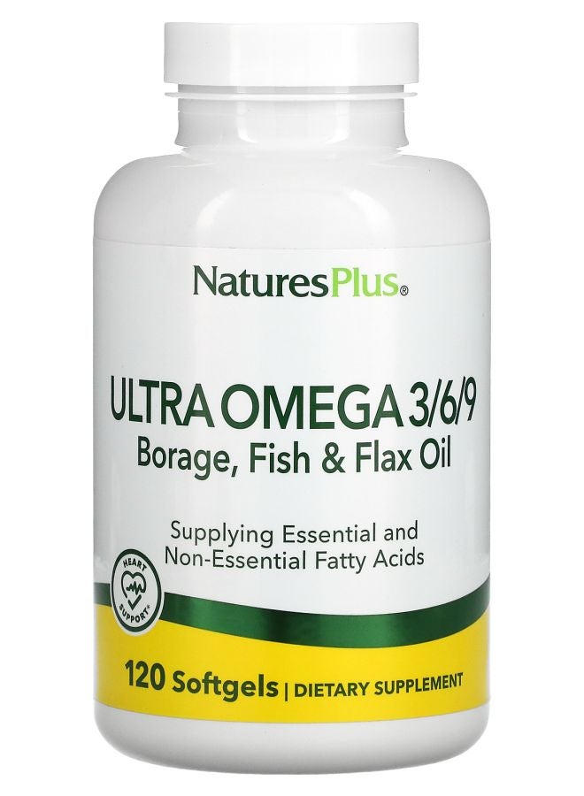 Ultra Omega 3/6/9 120 Softgels