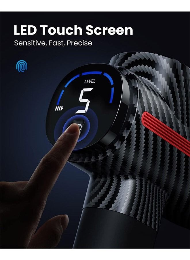FITINDEX - FITINDEX Massage Gun Deep Tissue Muscle Massage Gun for Athletes - Black - Image 1