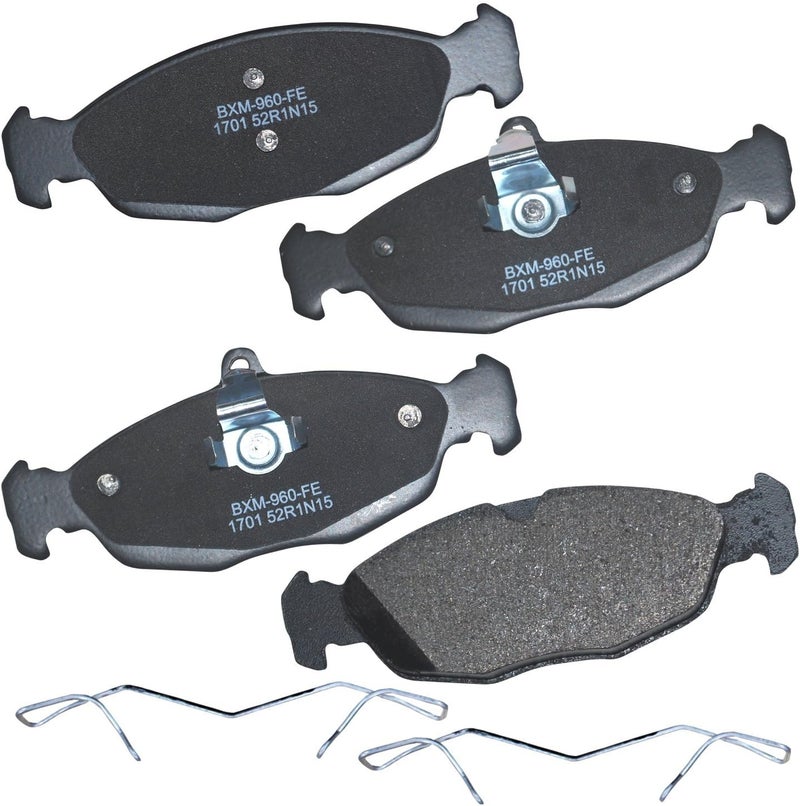 Bendix Premium SBM1701 Semi-Metallic Rear Brake Pads for Jaguar Vanden Plas 1999-1998, XJ8 1999-1998, XJR 1999-1998, XJR 2008-2001, XK8 2006 - Image 1