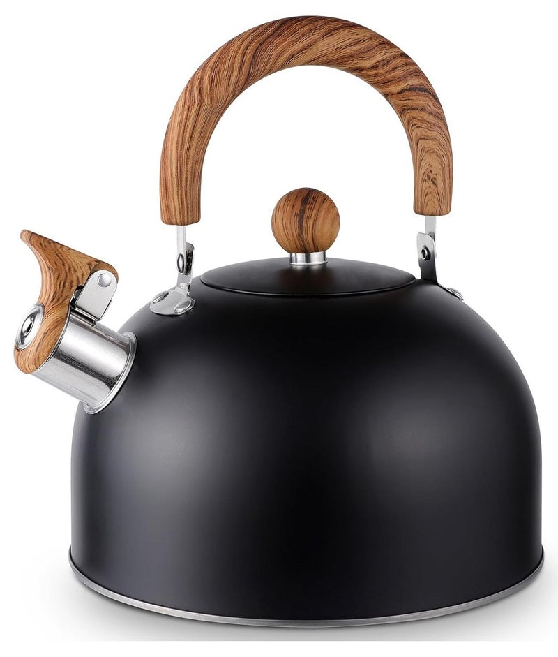 Stovetop Tea Kettle, 3L Whistling Tea Kettle for Stovetop, Food Grade Stainless Steel Teapot with Ergonomic Handle - Image 1
