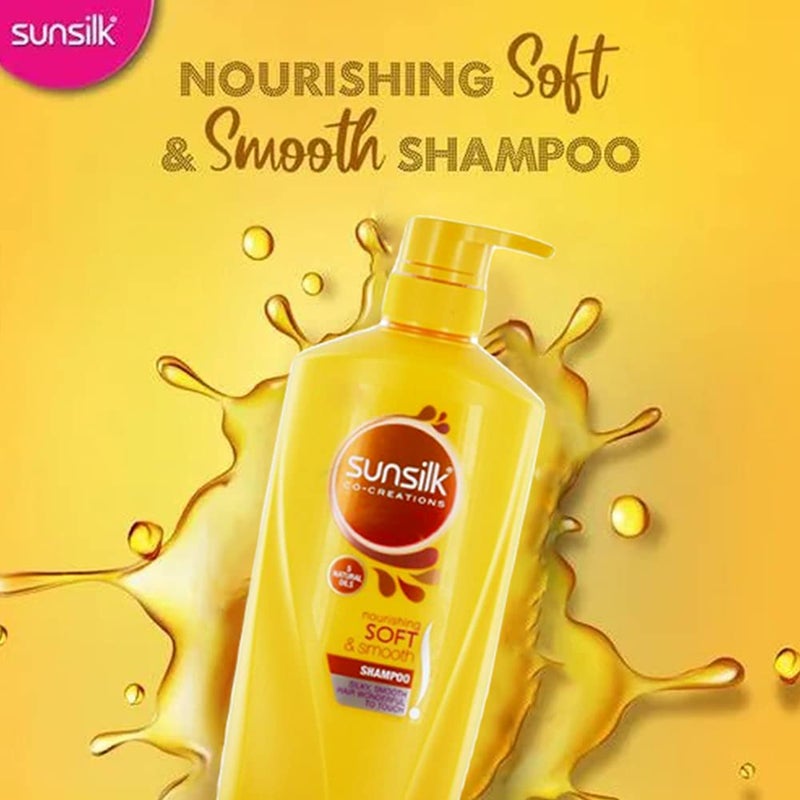 Sunsilk Nourishing Soft and Smooth Shampoo, 650ml - Image 2