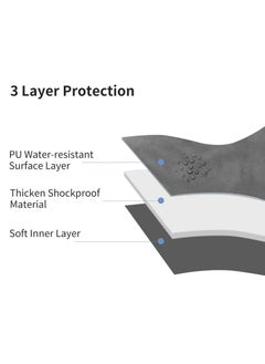 Peachjoy 13-14.2 Inch Laptop Sleeve Case - Water Resistant with 3-Layer Protection, Compatible with MacBook, HP, Dell, Acer, Asus, Lenovo Notebooks - Computer Carrying Bag  - Image 3