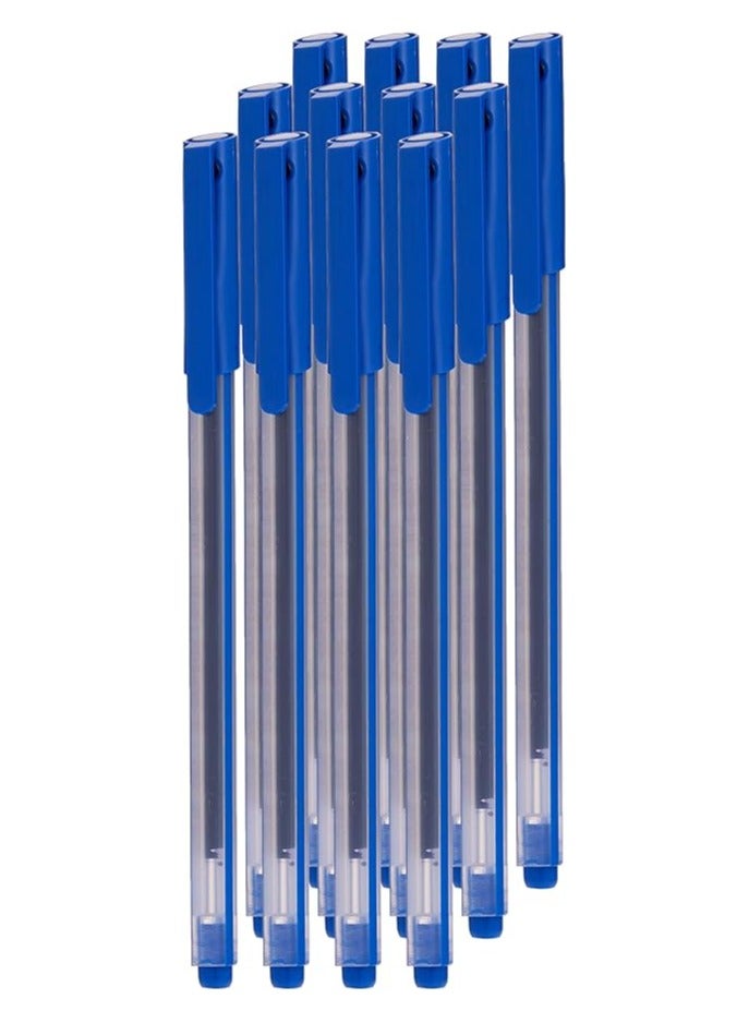 DOMS DOMS Trio-Matic 0.6 mm Tip DF Ball Pens Box 12-Pieces - Image 3