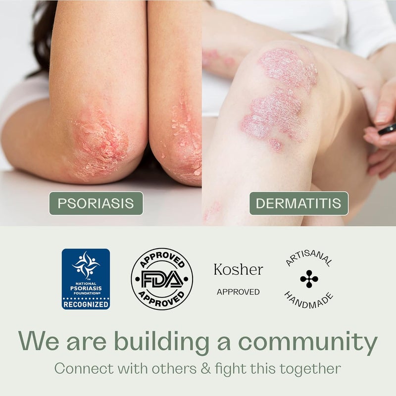 Dermabon Seborrheic Dermatitis Cream Psoriasis Soap Bar Bundle Calendula extract Salicylic acid Bee wax cream Coal tar soap for Dandruff control Moisturizing Crema Para Psoriasis - Image 5