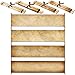 Yinder 4 Pieces Blank Paper Scrolls on Wood Rods Vintage Quick Drop Old Paper Long Aged Blank Scroll for Writing Drawing Calligraphy Wedding Invitations Renaissance Festivals 73 x 315 Inch - Image 2