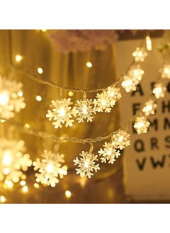 Generic Gold Snow String Lights Christmas Decorations LED Lighting  - Image 1