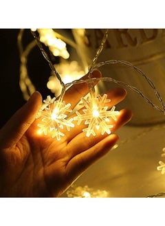Generic Gold Snow String Lights Christmas Decorations LED Lighting  - Image 2