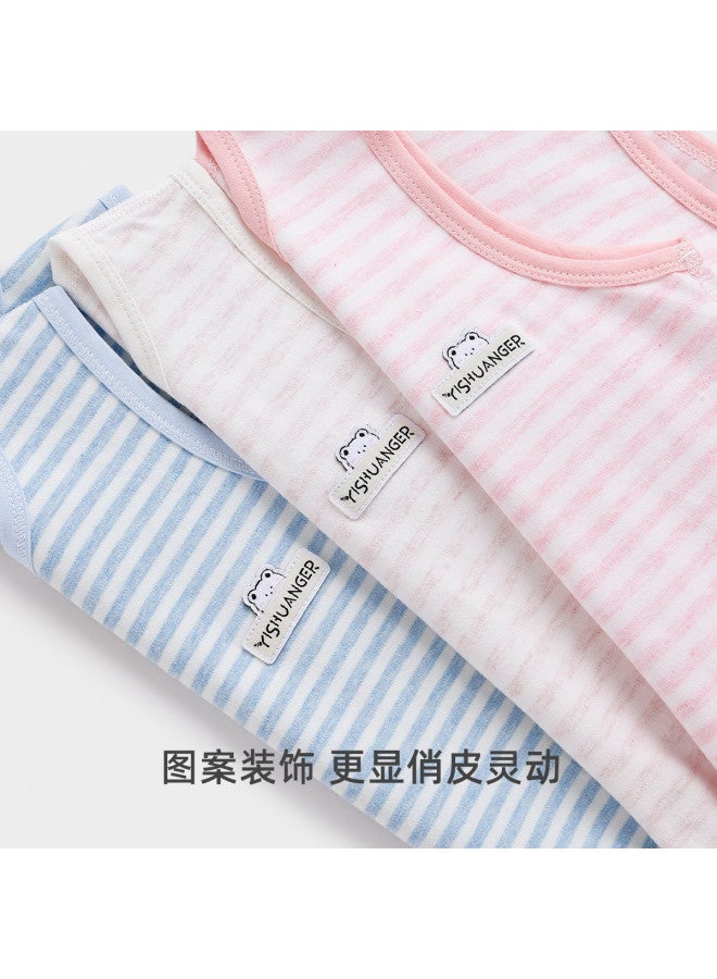 YISHUANGER Baby Vest Thin Style Toddler Boys Spring And Autumn Outerwear Small Sleeveless Top Girls Baby Vest Children Pure Cotton - Image 4