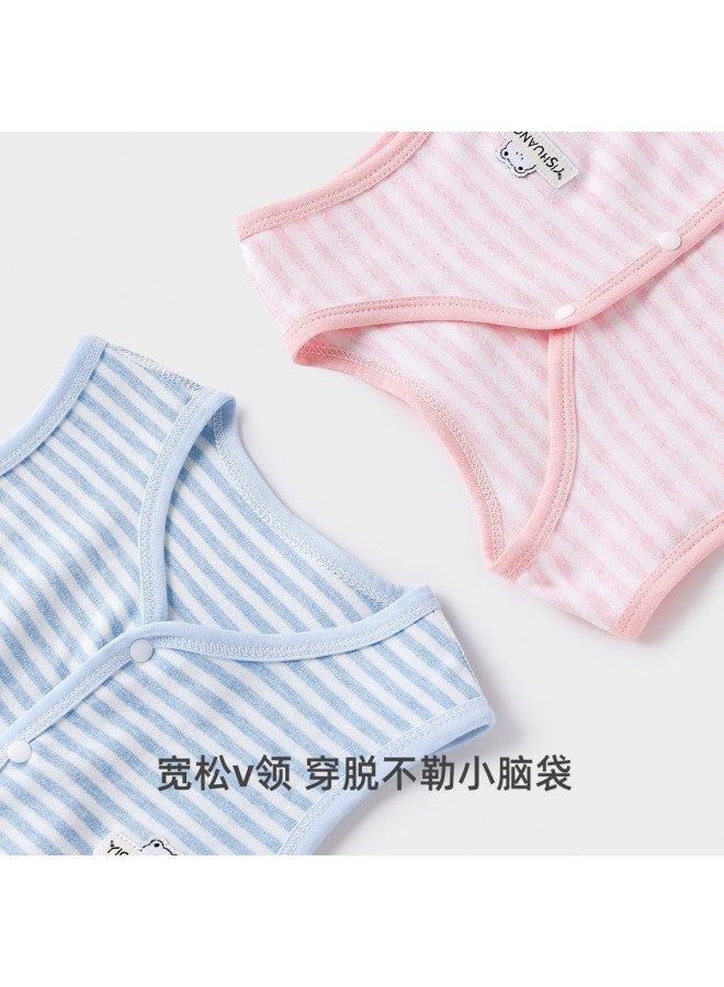 YISHUANGER Baby Vest Thin Style Toddler Boys Spring And Autumn Outerwear Small Sleeveless Top Girls Baby Vest Children Pure Cotton - Image 3