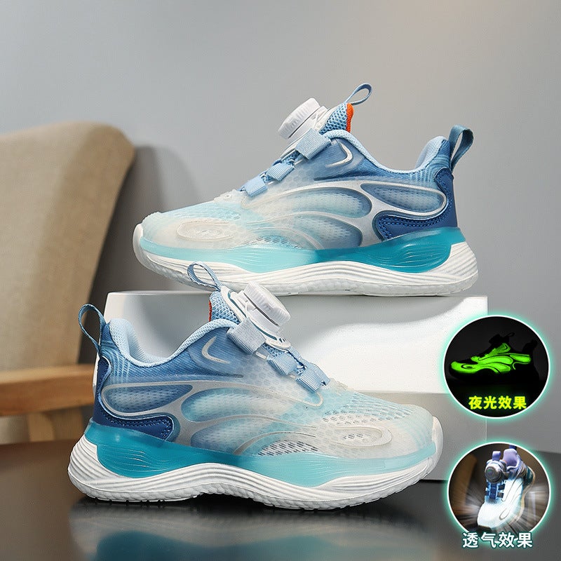 Girls' Shoes Sneaker Spring And Children'S Casual Shoes Mesh Breathable Middle And Large Children'S Girls Running Shoes - Image 4