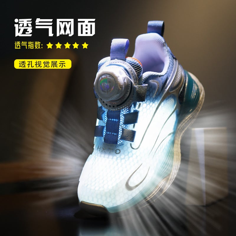 Girls' Shoes Sneaker Spring And Children'S Casual Shoes Mesh Breathable Middle And Large Children'S Girls Running Shoes - Image 5